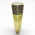 thumbnail image 4 of Mens Gold Rings Stainless Steel Hexagon Anillo de Compromiso Oro Para Hombre Acero Inoxidable, 4 of 4