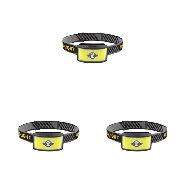 Naiovety Linterna frontal pequeña, portátil, de ahorro de energía, conveniente, resistente al agua, sólida, transparente, Simple, para pesca Type1 NO1