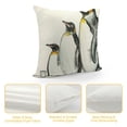 thumbnail image 4 of PHYHOO Cute Penguins Throw Pillow Covers Hand Drawn Cute Animal Art Design Square Pillowcases for Home Decor Sofa Car Bedroom Pillow case, 4 of 5
