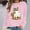 Pink halloween print sweatshirt women a7, variant on thefmos Women's Long Sleeve Pullover Sweatshirt Halloween Print Lightweight Solid Color Casual Top Trendy Spooky Season Outfit, Red 2XL