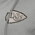 thumbnail image 2 of Women's Antigua  Heather Gray Kansas City Chiefs Seeker Full-Zip Hoodie Jacket, 2 of 2