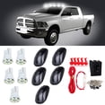 thumbnail image 1 of 5x Smoke Roof Running Light Clearance lamp Covers + White T10 6-3020-SMD LED Bulbs w/Base Housing + 1 Set Wiring Pack Switch Assembly Wire Harness For for Dodge for Ram 1500 2500 3500 4500 5500, 1 of 5