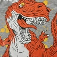 thumbnail image 5 of Odeerbi Toddler Boys Shirts Set Dinosaur Print Casual T-Shirt Shorts Set, Gray, Cotton, 6-7 Years, 5 of 7
