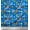 Blue, variant on Soimoi Blue Cotton Voile Fabric Star & Baubles Christmas Fabric Prints By Yard 42 Inch Wide