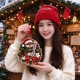 thumbnail image 4 of Cififendec Christmas Money Holder 6.38"×5.91", Santa Hat Otter Holding Clear Wish Tube, Xmas Tree Ornament for Party Gift, 4 of 6