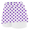 thumbnail image 5 of uublik Girls Skirt Purple Tennis Skirts Golf Skort Athletic Dance Running School Sport Skirts with Shorts Size 2T-12, 5 of 5