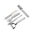 thumbnail image 3 of Core Remover Acier Inoxydable Cuisine Gadgets Multifonctions Utilisation Lavable Acier Inoxydable Suspendu Trancheuse Large Utilisation Grattoir Ménager Restaurant Fruit Pomme de Terre, 3 of 8