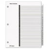 OneStep Printable Table of Contents and Dividers, 31-Tab, 1 to 31, 11 x 8.5, White, 1 Set