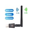 thumbnail image 5 of Adaptateur USB WiFi 600Mbps Double Bande Sans Fil, 5 of 5