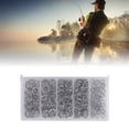 thumbnail image 4 of 200pcs High Strength Stainless Steel Split Rings Heavy Duty For Multiple Fishing Tackles Accessories, 4 of 8