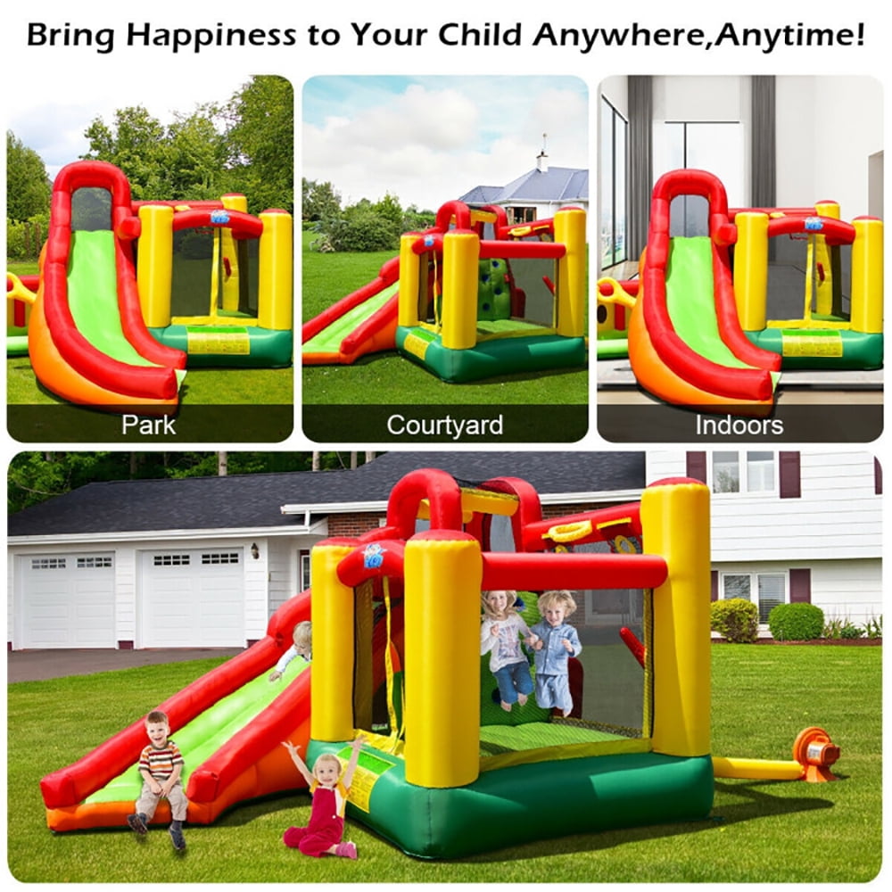 Aimee Lii 780W Blower Kids Inflatable Slide House Castle Jumper Bouncer, Kids Bounce House Aimee Lii 780W Blower Kids Inflatable Slide House Castle Jumper Bouncer, Kids Bounce House