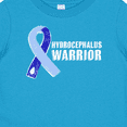 thumbnail image 4 of Inktastic Hydrocephalus Warrior with Light and Dark Blue Ribbon Boys or Girls Baby T-Shirt, 4 of 5