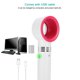 thumbnail image 5 of Black, White, Green Bladeless Fan Three Adjustment Speeds Handheld Small Fan, Portable Mini Fan, For Home Outdoor Travel For Office Classroon Indoor, 5 of 8