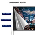 thumbnail image 5 of InstaHibit 120" Portable Projector Screen w/ Stand 16:9 HD Detachable Outdoor Home Theater Office Camping Backyard Movie Projection, 5 of 9