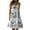 White, variant on TopLLC Women's Summer Dresses Boho Casual Sleeveless Crewneck Smocked Sundress Floral Tiered Swing A Line Beach Midi Dress