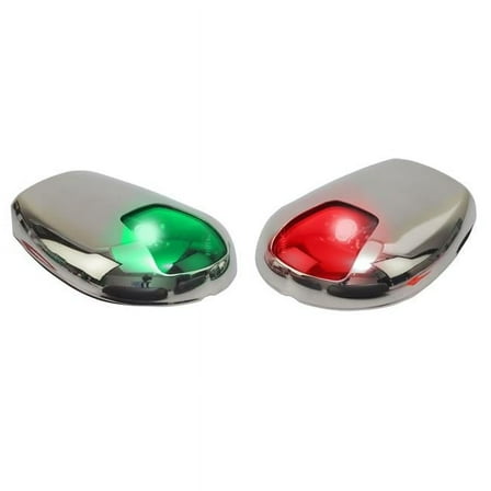 Stainless Steel Side Mount LED Navigation Lights 2 nm Port & Starboard