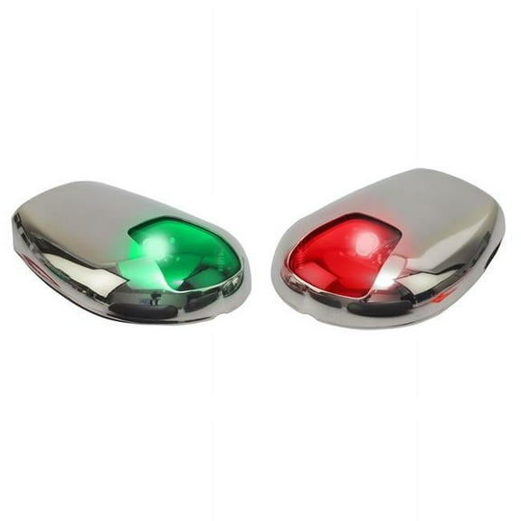 Stainless Steel Side Mount LED Navigation Lights 2 nm Port & Starboard