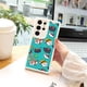 thumbnail image 1 of "Mejora el aspecto de tu iPhone15 Pro Max con esta moderna funda plateada mate de doble capa con estampado de dibujos animados para teléfono", 1 of 4