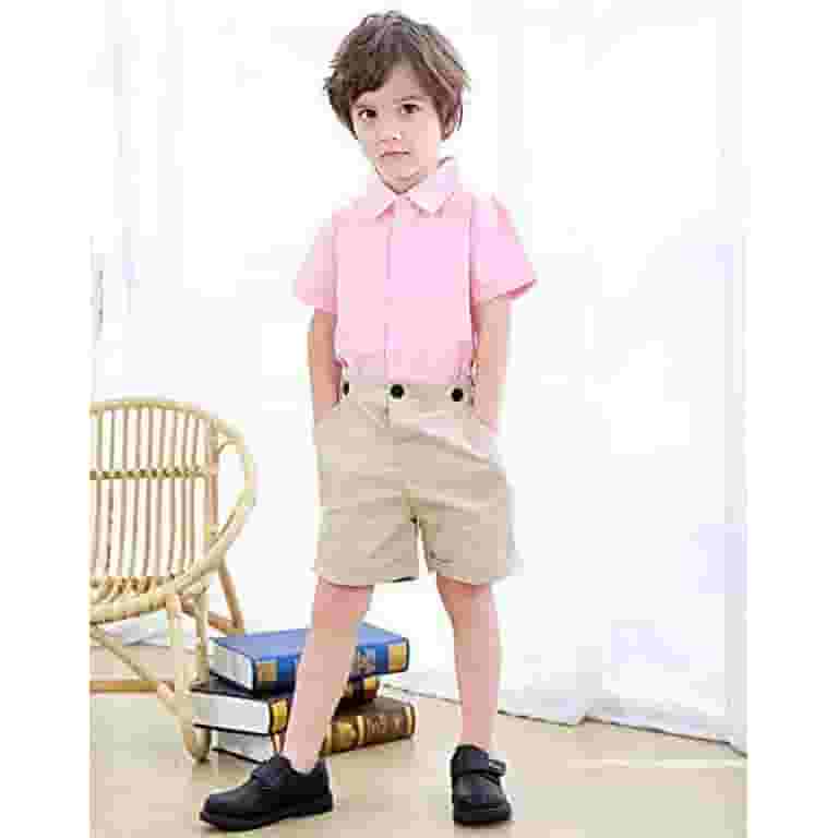 Styles I Love Toddler Little Boys Pink Short Sleeve Cotton Styles I Love Toddler Little Boys Pink Short Sleeve Cotton