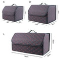 thumbnail image 4 of Car Trunk Organizer Box Large Capacity Auto Multiuse Tools Storage Bag Stowing Tidying Leather Folding For Emergency Storage Box, 4 of 6