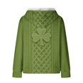 thumbnail image 4 of Camisetas de Verano Largas para Mujeres con Capucha de Manga Larga Impresa con Bolsillos para Uso Casual, Día de San Patricio, Primavera Y Verano, 4 of 8