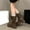 #119-Brown, variant on Roncen Women's Chunky Heel Platform Ankle Boots with Buckle - Thickened Sole Comfortable Casual Shoes for Fall Winter