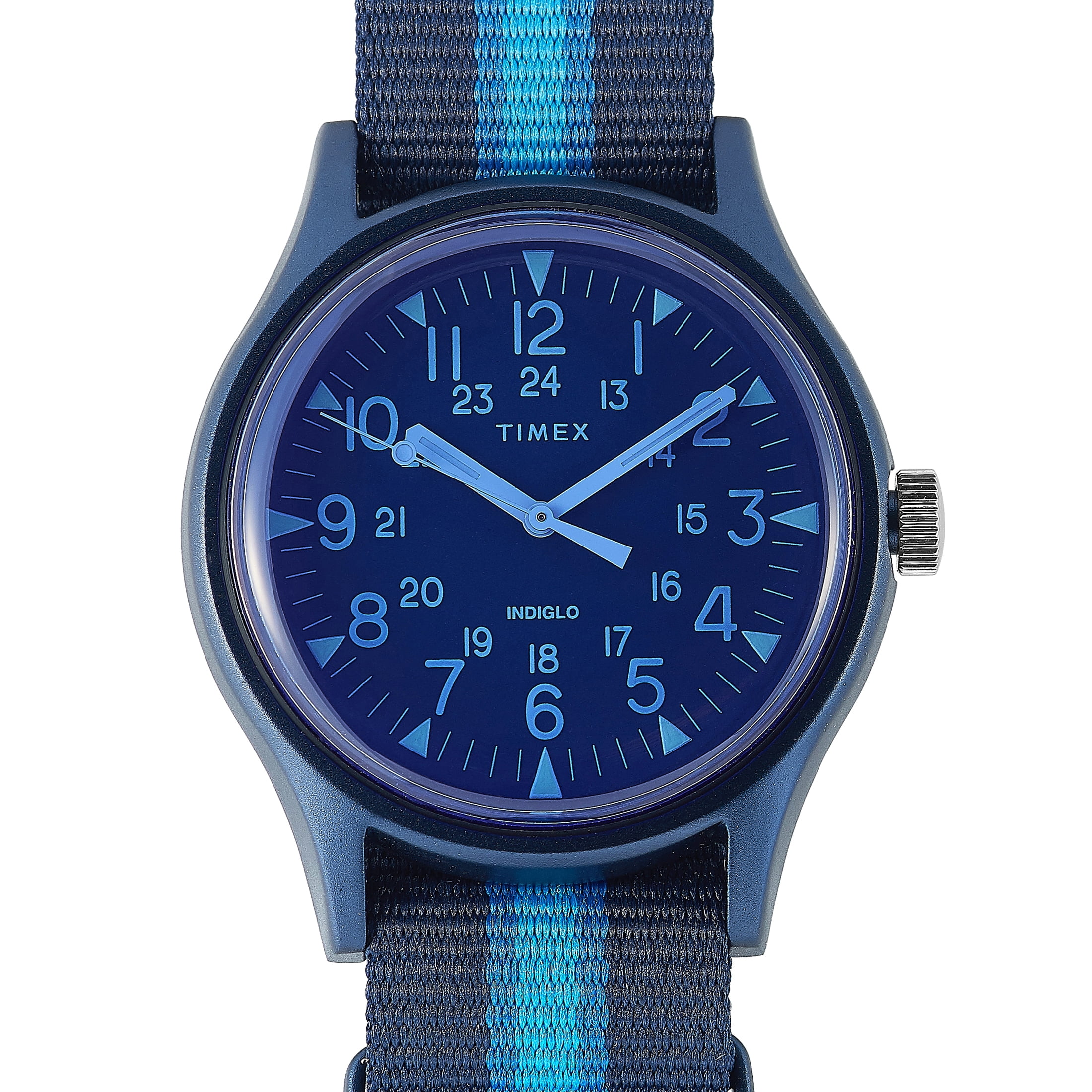 Timex Men's MK1 Aluminum Watch, California Blue Dial, Canvas Timex Men's MK1 Aluminum Watch, California Blue Dial, Canvas