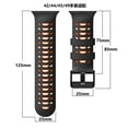 thumbnail image 3 of Sport Band for Apple Watch Ultra 2 49mm 46mm 45mm 44mm 42mm Breathable Rubber Strap for IWatch SE 1 2 Series 4 5 6 7 8 9 10 for Men Women, 3 of 6