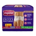 thumbnail image 1 of Ropa interior Depend nocturno ultra unisex L-XL 8 pzas, 1 of 7