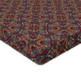 thumbnail image 2 of Ambesonne Colorful Fitted Sheet, Vivid Oriental Glass, Queen Size, Multicolor, 2 of 3