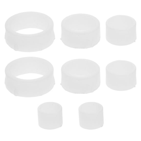 FRCOLOR  2 Sets Grinder Arbor Adapter Bench Grinding Wheel Adapters Bushings White