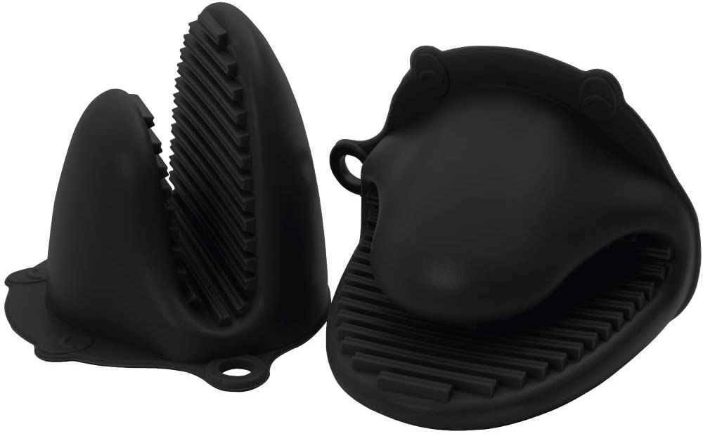 Moufles De Cuisine En Silicone Résistantes à La Chaleur - Maniques Antidérapantes Pour Four, Micro-ondes, Barbecue - 7