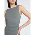 thumbnail image 3 of Scoop Women's Sleeveless Contour Midi Dress, Sizes XS-XXL, 3 of 4