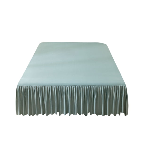 Sábanas de Cama de Algodón Falda de Cama de Color Sólido, Sábanas de Borde de Algodón Lavadas Simples, Tapa de Cama, Sábanas de Cama, Cubierta Protectora a Prueba de Polvo Y Antideslizante