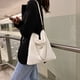 thumbnail image 3 of Retro Mujer Felpa Color Sólido Messenger Bag Invierno Cadena Bolsos (Blanco) Likrtyny Para estrenar, 3 of 9