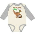 thumbnail image 3 of Inktastic Best Egg Hunter Ever Easter dinosaur Boys or Girls Long Sleeve Baby Bodysuit, 3 of 5