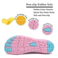 thumbnail image 6 of Barefoot Wide Water Shoes for Women Quick Dry Outdoor Water Sport Aqua Shoes for Beach, Pink Size 6, 6 of 8
