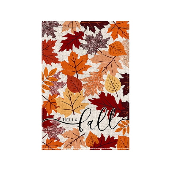 Feledorashia Thanksgiving Garden Flag, Outdoor Garden Flag, Reversible Polyester Thanksgiving Yard Decoration, Durable Weather-Resistant Hanging Flag for Porch Patio Fence Seasonal Celebration