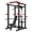 Full Set with Weight Bench (Adjustable Rack + Bench), variant on LuckyNote Multi-functional Power Cage 1000Lbs Capacity, Home Squat Rack with Pullup Bar, 200Lbs Bumper Plates & 7FT Olympic Bar, Black+Red