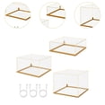 thumbnail image 6 of MAGIDEAL 3 Pieces Acrylic Display Case Nesting with LED Lights with Hollow bottoms Clear, 6 of 8