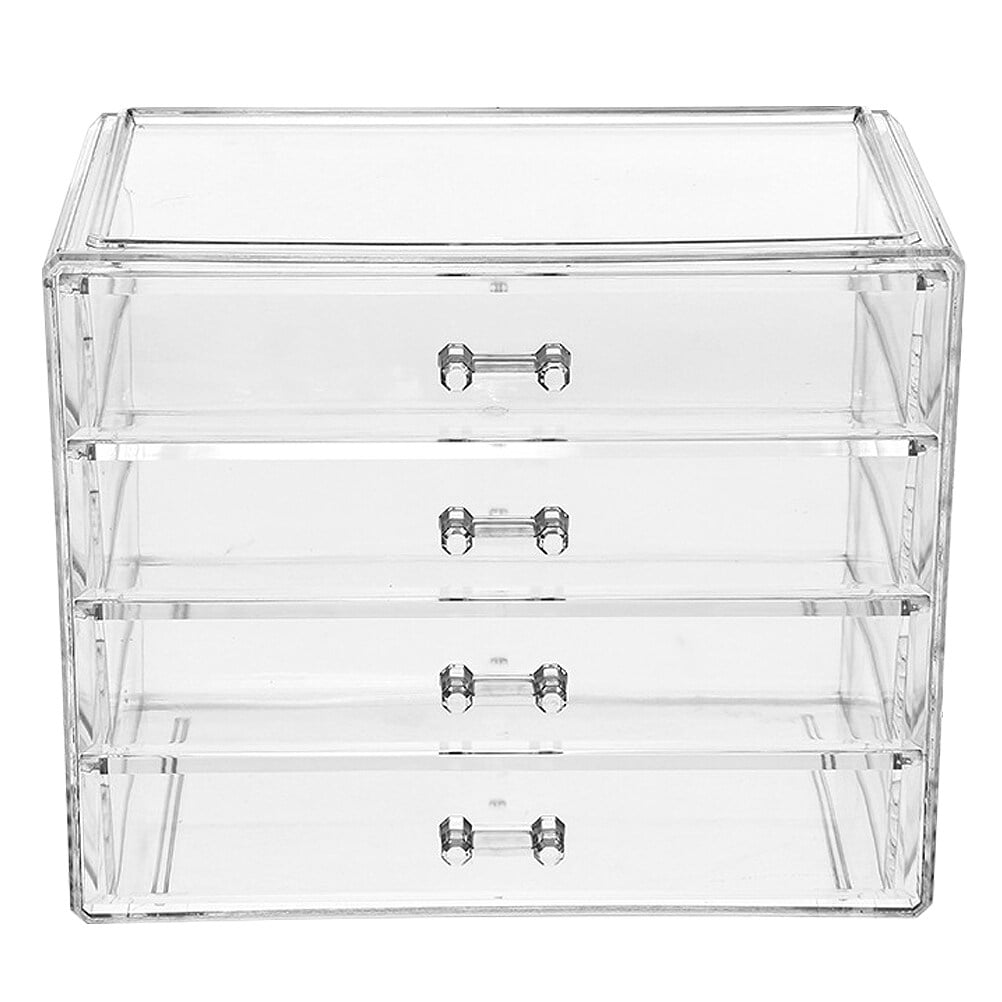 Drawer Beauty Organizer 1PC Large Size Makeup Storage Box Transparent