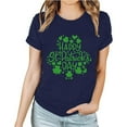 thumbnail image 1 of Meichang T-Shirt de la Saint-Patrick pour Femme, Trèfle Vert à Quatre Feuilles, T-Shirts Graphiques Verts, Hauts Décontractés à Manches Courtes, Col Rond, T-Shirts de la Saint-Patrick en Liquidation, 1 of 3