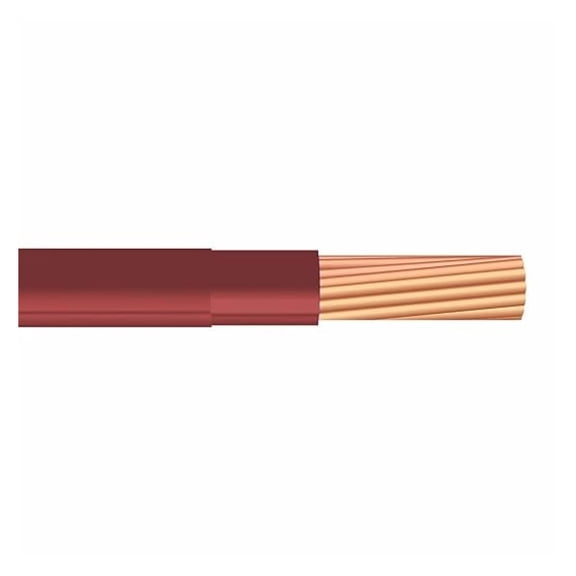 4 AWG THHN Stranded Copper Building Wire 600V (Brown, 50FT)