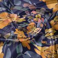 thumbnail image 7 of Ambesonne Flowers Valance & Curtain, Floral Watercolor Abstract, 55"x24", Indigo Marigold Ceil Blue, 7 of 7