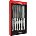 thumbnail image 3 of Laguiole Heritage Tradition Ultra Sharp Stainless Steel Gourmet Steak Knives Set of 6 | Triple Rivet Knife Cutlery Set, Stainless Steel Handle, 4.5 Inch Blade, 3 of 6