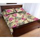 thumbnail image 3 of Juego de cama acolchado con estampado de mariposas y rosas rosas, 3 of 5