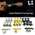 thumbnail image 2 of 6Pieces Metal Guitar Tuning Machines Suitable for Professional Musicians Seeking Superior Sound and Robust Construction, 2 of 9