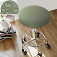 thumbnail image 4 of Round Bar Stool Seat Covers Washable Stool Cushion Slipcover Elastic Bar Chair Covers for 11-13 Inch Chair, 4 of 6