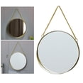 thumbnail image 2 of Vintage Wall Hanging Mirror With Chain Bedroom Frame Home Decor, 2 of 10