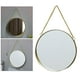 thumbnail image 2 of Espejo colgante de pared con cadena para dormitorio, marco dorado, decoración decorativa para el hogar y el baño. METRO, 2 of 9